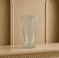 Clear Murano Art Glass Vase