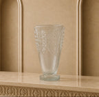 Clear Murano Art Glass Vase