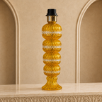 Amber Murano Glass Table Lamp