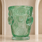 Green Murano Art Glass Vase