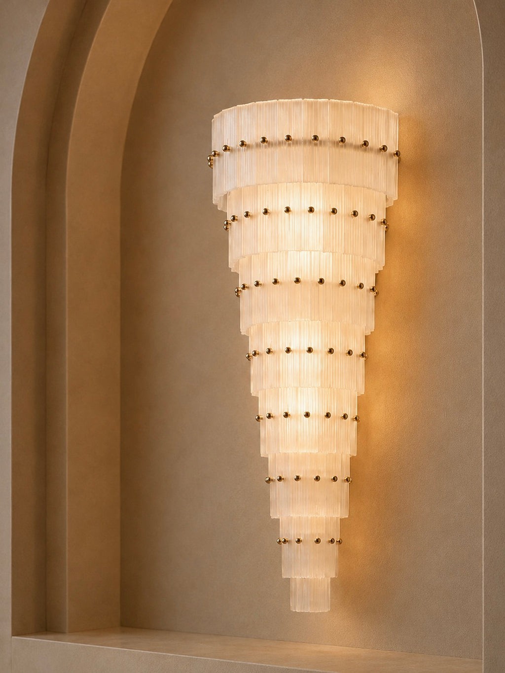 Murano Tronchi Glass Wall Sconce