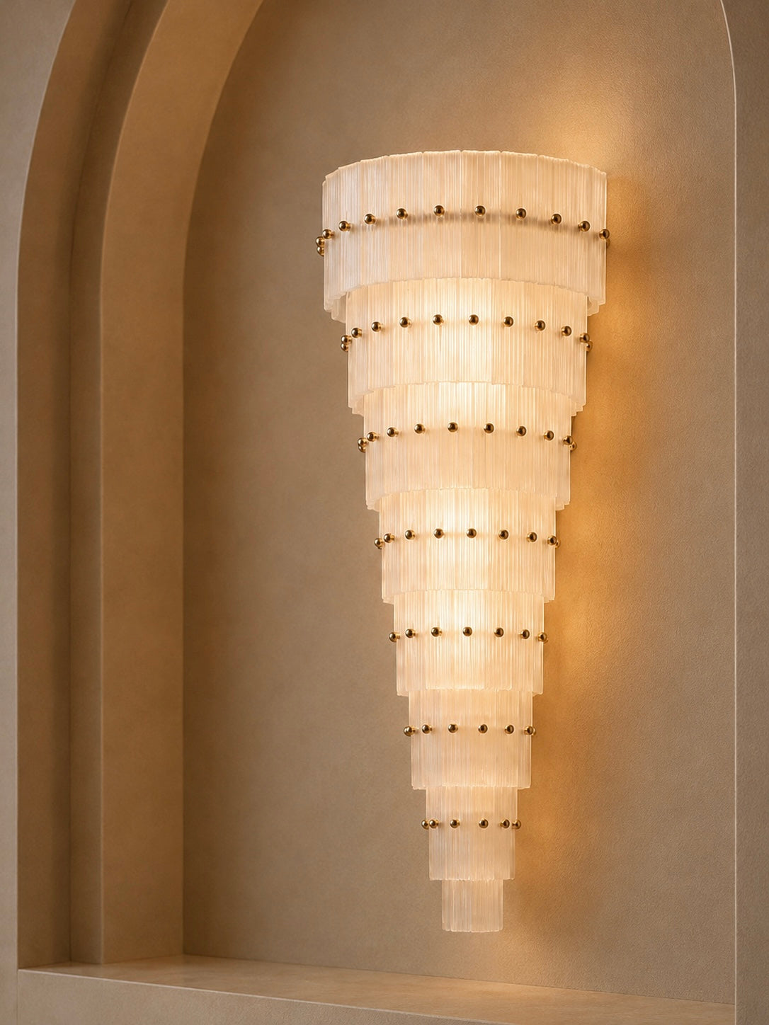 Murano Tronchi Glass Wall Sconce